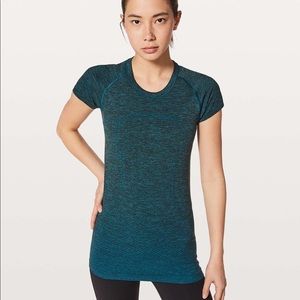 Lululemon Swiftly Short Sleeve in Poolside Blue